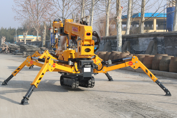 mini spider crane easy transport