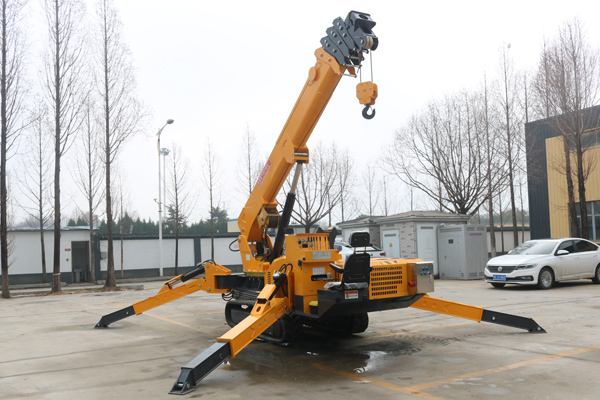 spider crane construction lifting