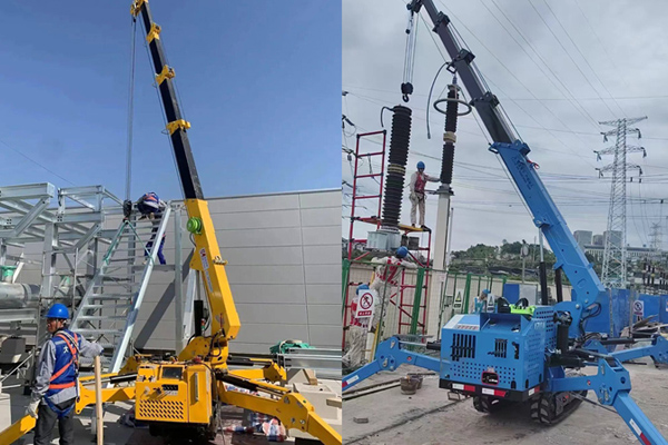 spider crane safe lifting