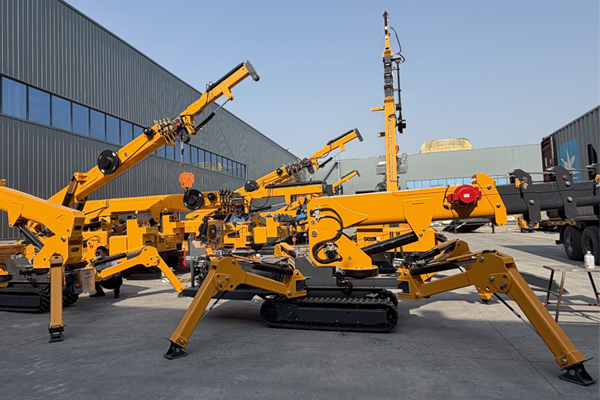 mini spider crane stability legs